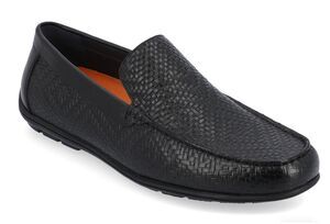 Thomas & Vine Carter Leather Driving Loafer In Black Sz 10.5 New W/O Tag